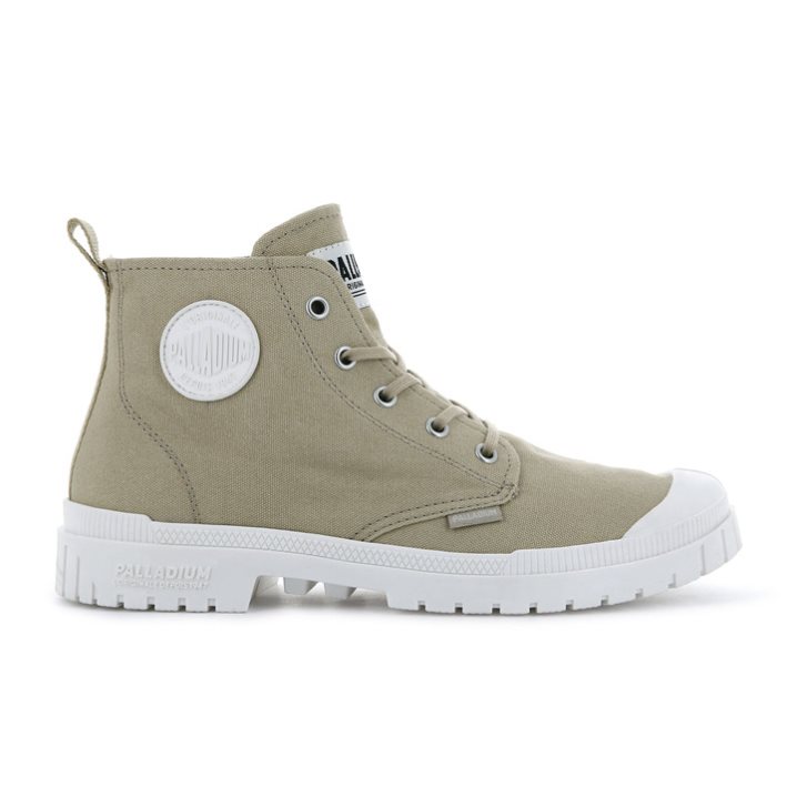 Dámské Boty Palladium Pampa Sp20 Hi Platene Olivy Zelené | CZ ZXC-19I